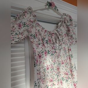 Long Floral Cottagecore Dress